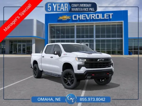 White 2026 Chevrolet Silverado 1500 LT Trail Boss for sale in Omaha, NE