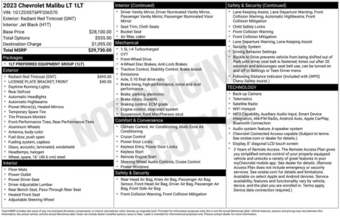 Photos of 2023 Chevrolet Malibu LT for sale in Omaha, NE at Gregg Young Chevrolet of Omaha