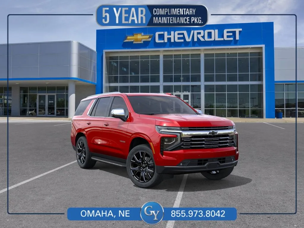 Red 2026 Chevrolet Tahoe Premier for sale in Omaha, NE