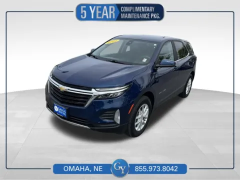 Blue 2022 Chevrolet Equinox LT for sale in Omaha, NE