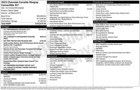 Photos of 2023 Chevrolet Corvette Stingray for sale in Omaha, NE at Gregg Young Chevrolet of Omaha