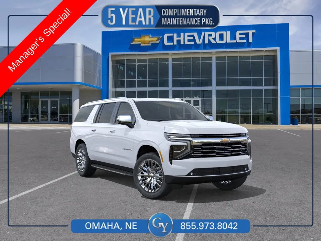 White 2026 Chevrolet Suburban Premier for sale in Omaha, NE