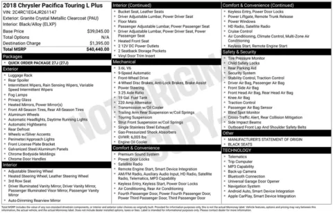 Photos of 2018 Chrysler Pacifica Touring L Plus for sale in Omaha, NE at Gregg Young Chevrolet of Omaha