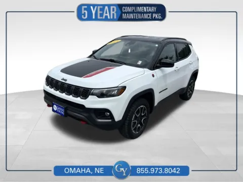 White 2025 Jeep Compass Trailhawk for sale in Omaha, NE
