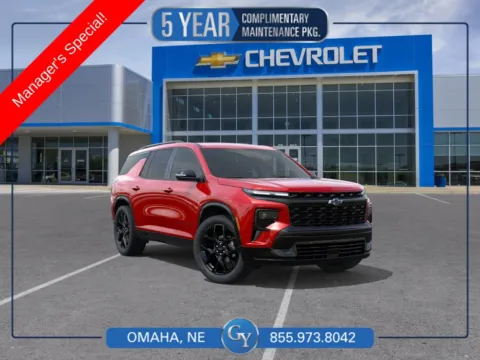 Red 2026 Chevrolet Traverse RS for sale in Omaha, NE