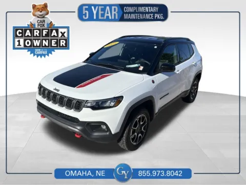 White 2025 Jeep Compass Trailhawk for sale in Omaha, NE