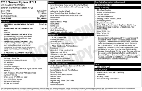 Photos of 2018 Chevrolet Equinox LT for sale in Omaha, NE at Gregg Young Chevrolet of Omaha