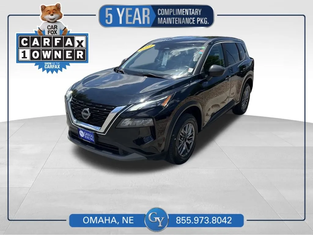Black 2023 Nissan Rogue S for sale in Omaha, NE