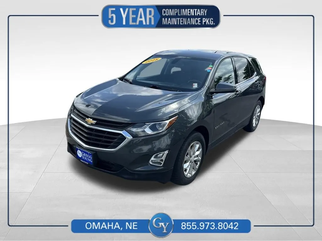 Gray 2018 Chevrolet Equinox LT for sale in Omaha, NE