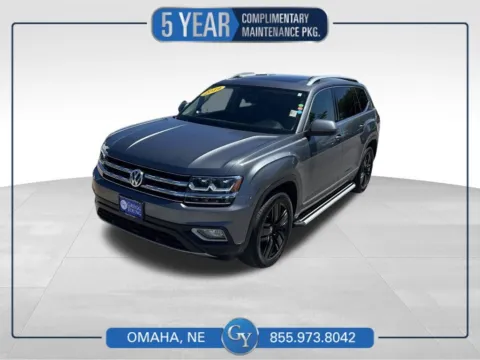 Silver 2019 Volkswagen Atlas SEL Premium for sale in Omaha, NE