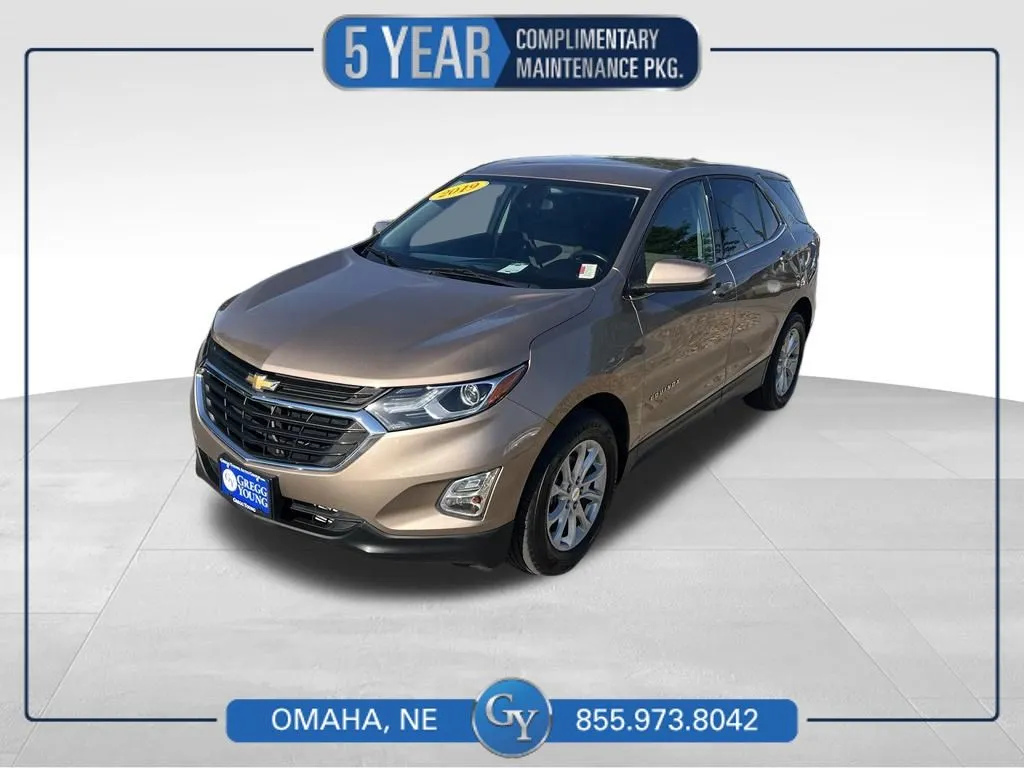 Beige 2019 Chevrolet Equinox LT for sale in Omaha, NE