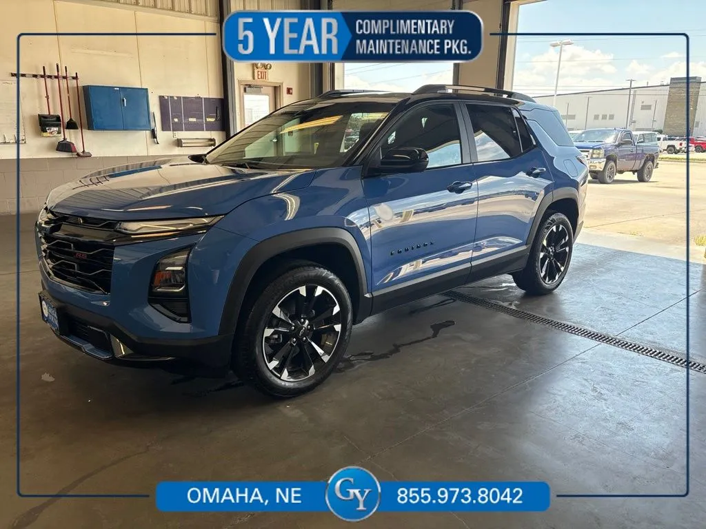 Blue 2026 Chevrolet Equinox RS for sale in Omaha, NE