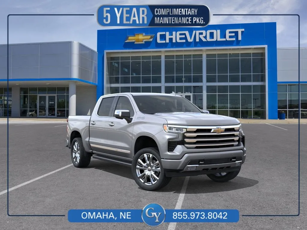 Gray 2026 Chevrolet Silverado 1500 High Country for sale in Omaha, NE
