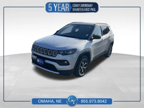 Silver 2025 Jeep Compass Limited for sale in Omaha, NE