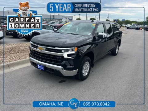 Black 2023 Chevrolet Silverado 1500 LT for sale in Omaha, NE