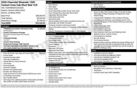 Photos of 2026 Chevrolet Silverado 1500 Custom for sale in Omaha, NE at Gregg Young Chevrolet of Omaha
