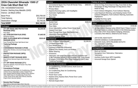Photos of 2026 Chevrolet Silverado 1500 LT for sale in Omaha, NE at Gregg Young Chevrolet of Omaha