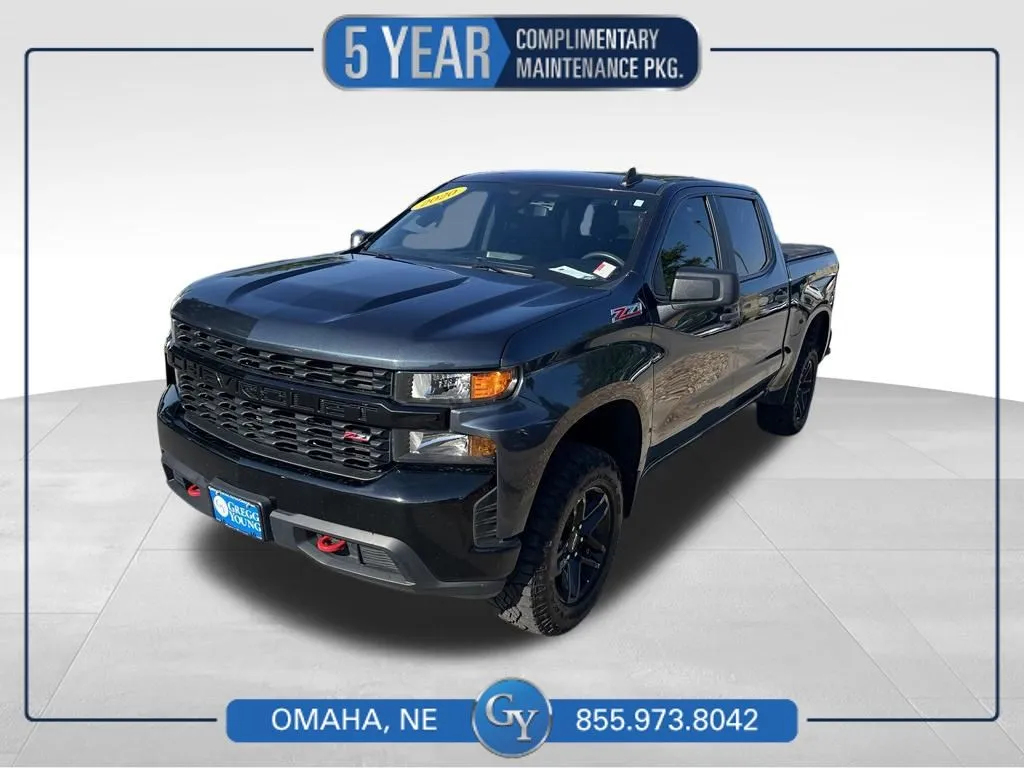 Gray 2020 Chevrolet Silverado 1500 Custom Trail Boss for sale in Omaha, NE