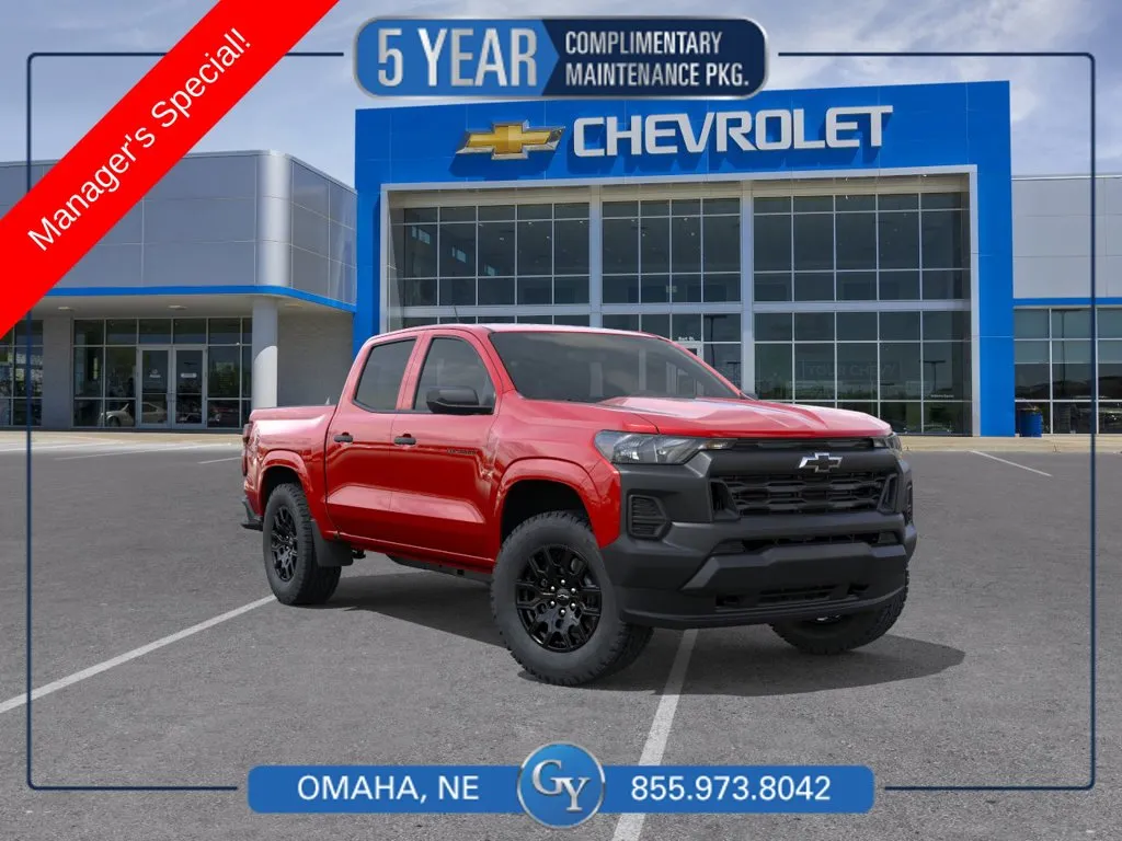 Red 2026 Chevrolet Colorado Work Truck for sale in Omaha, NE