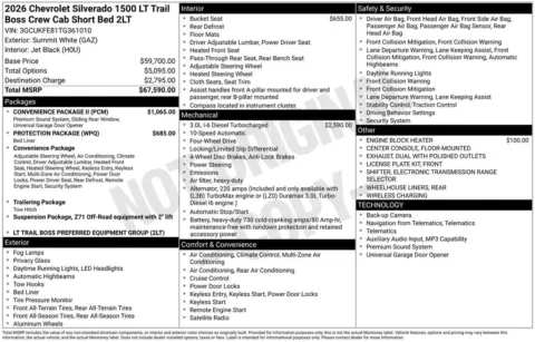 Photos of 2026 Chevrolet Silverado 1500 LT Trail Boss for sale in Omaha, NE at Gregg Young Chevrolet of Omaha