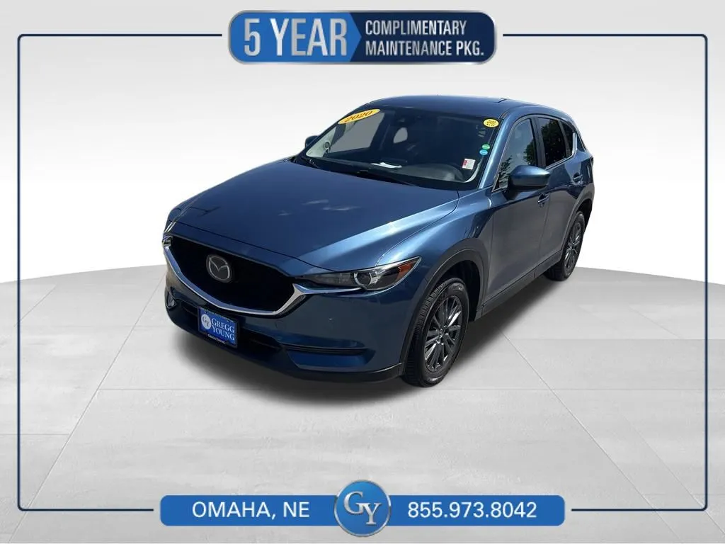 Blue 2020 Mazda CX-5 Touring for sale in Omaha, NE
