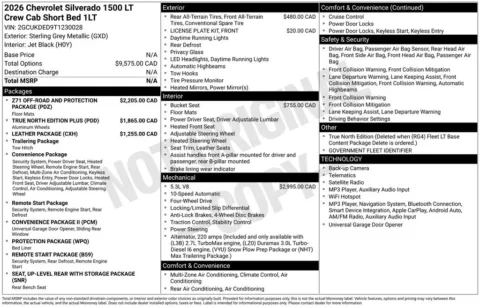 Photos of 2026 Chevrolet Silverado 1500 LT for sale in Omaha, NE at Gregg Young Chevrolet of Omaha