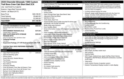 Photos of 2020 Chevrolet Silverado 1500 Custom Trail Boss for sale in Omaha, NE at Gregg Young Chevrolet of Omaha
