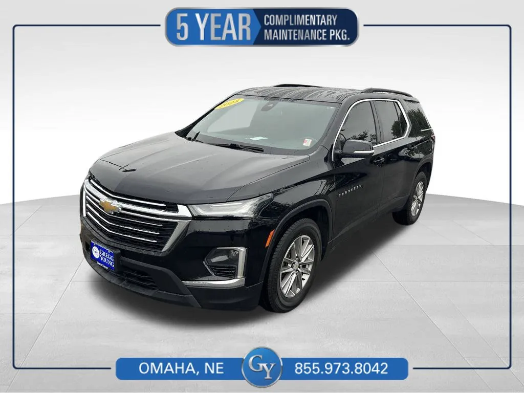 Black 2023 Chevrolet Traverse LT for sale in Omaha, NE
