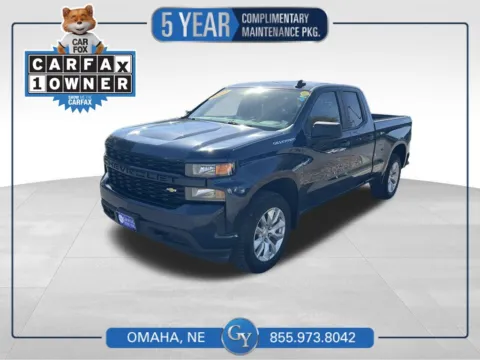 Blue 2020 Chevrolet Silverado 1500 Custom for sale in Omaha, NE
