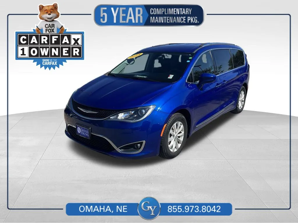 Blue 2018 Chrysler Pacifica Touring L Plus for sale in Omaha, NE