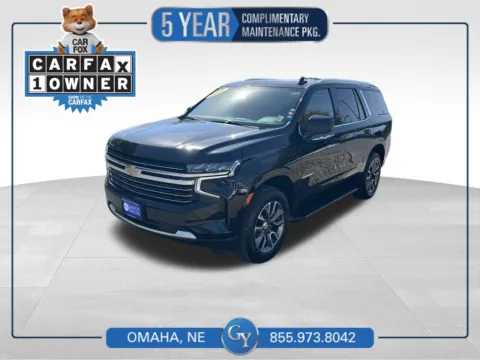 Black 2021 Chevrolet Tahoe LT for sale in Omaha, NE