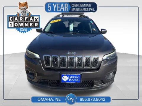 Gray 2021 Jeep Cherokee Latitude Lux for sale in Omaha, NE