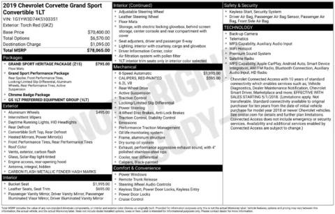 Photos of 2019 Chevrolet Corvette Grand Sport for sale in Omaha, NE at Gregg Young Chevrolet of Omaha
