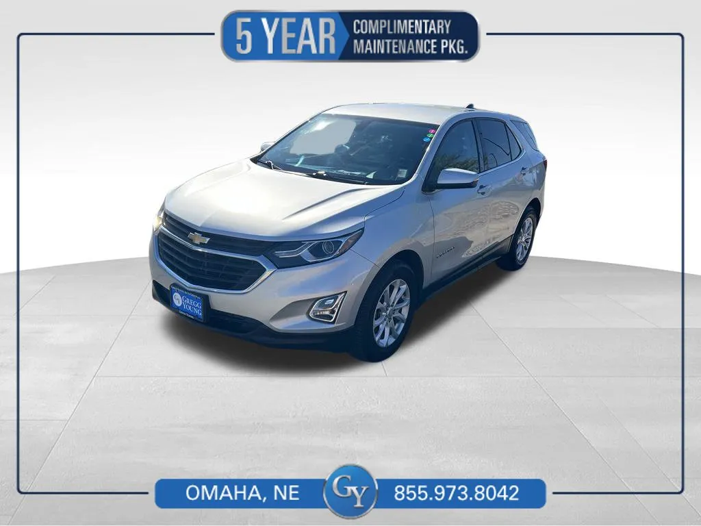 Silver 2018 Chevrolet Equinox LT for sale in Omaha, NE
