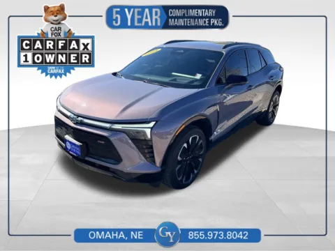 Gray 2024 Chevrolet Blazer EV RS for sale in Omaha, NE