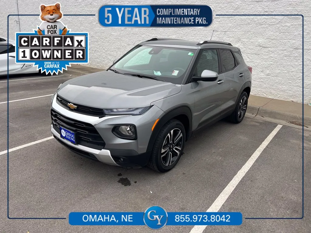 Gray 2023 Chevrolet TrailBlazer LT for sale in Omaha, NE