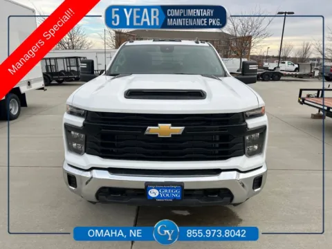 White 2024 Chevrolet Silverado 3500HD Work Truck for sale in Omaha, NE