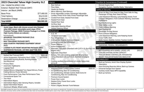 Photos of 2023 Chevrolet Tahoe High Country for sale in Omaha, NE at Gregg Young Chevrolet - Omaha