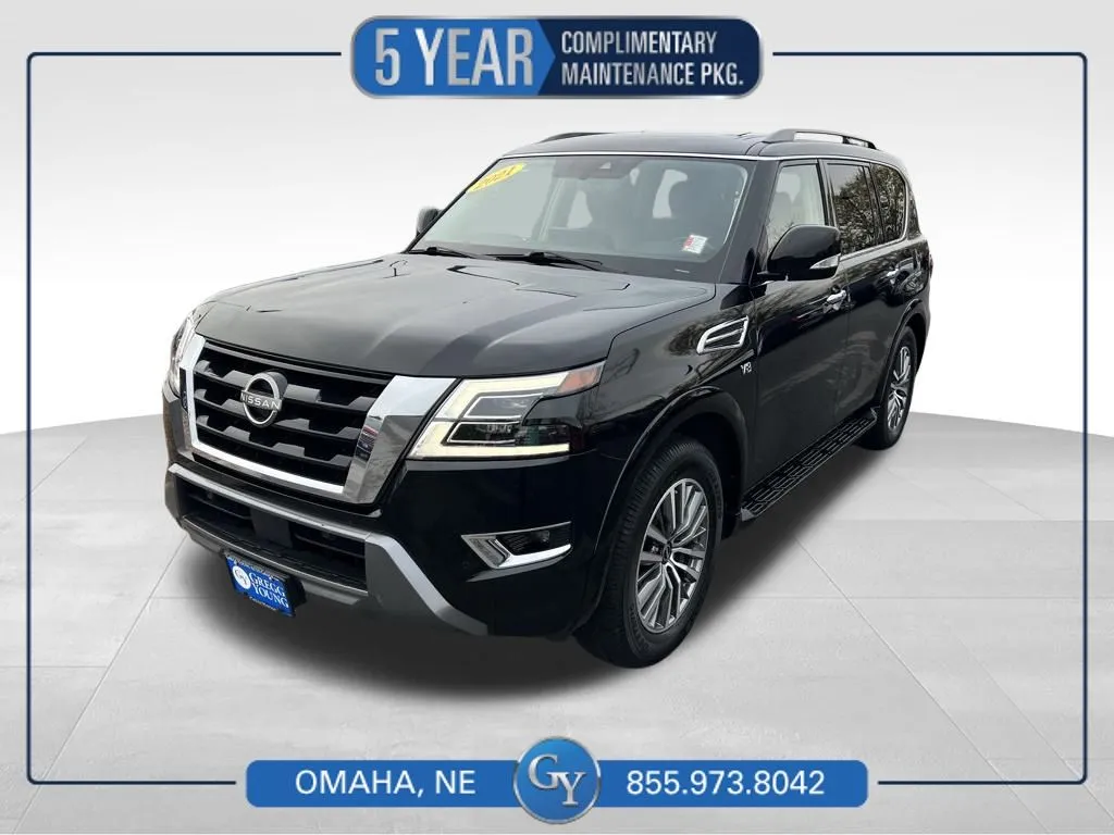 Black 2021 Nissan Armada SV for sale in Omaha, NE