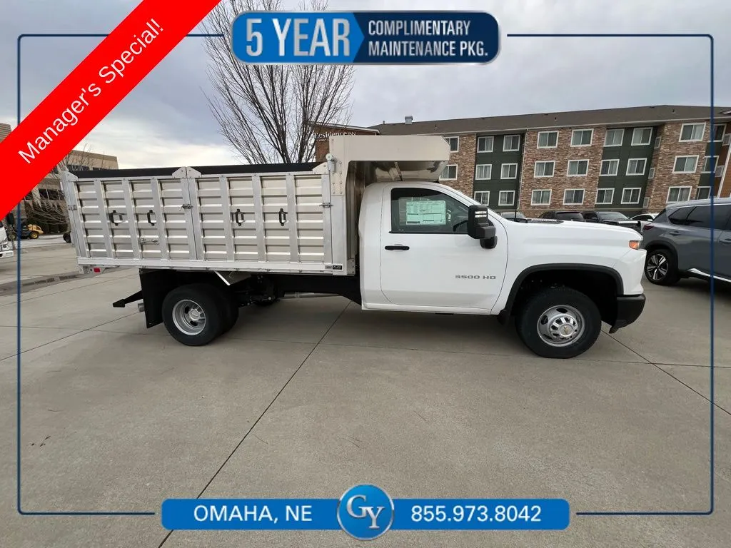White 2025 Chevrolet Silverado 3500 HD Work Truck for sale in Omaha, NE