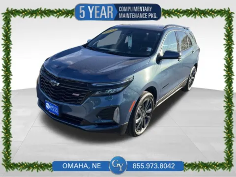 Blue 2024 Chevrolet Equinox RS for sale in Omaha, NE