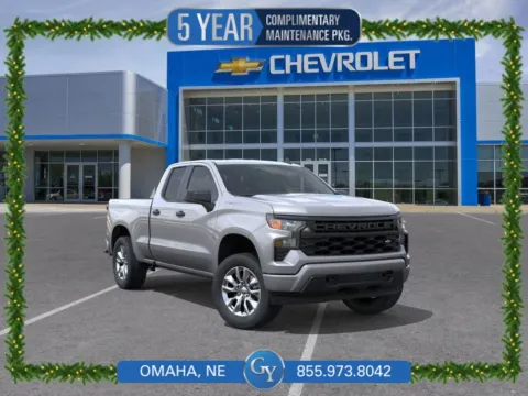 Gray 2026 Chevrolet Silverado 1500 Custom for sale in Omaha, NE