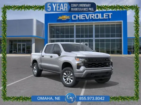 Gray 2026 Chevrolet Silverado 1500 Custom for sale in Omaha, NE