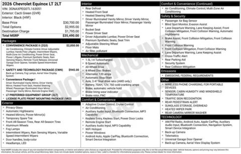 Photos of 2026 Chevrolet Equinox LT for sale in Omaha, NE at Gregg Young Chevrolet - Omaha