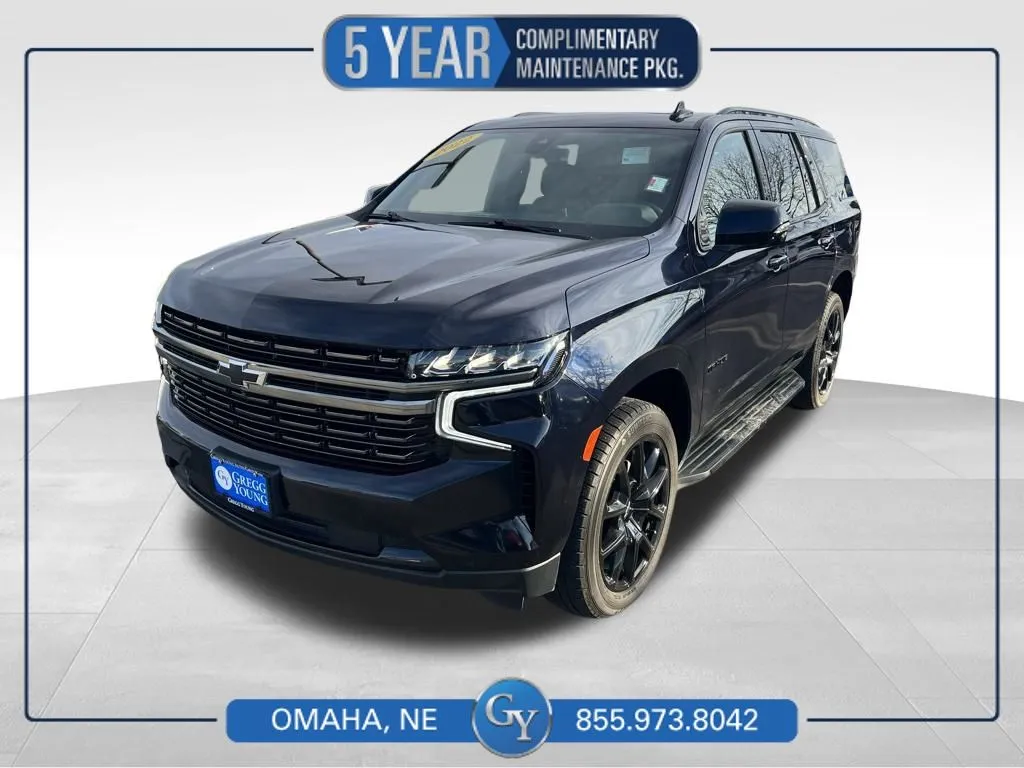 Blue 2022 Chevrolet Tahoe RST for sale in Omaha, NE