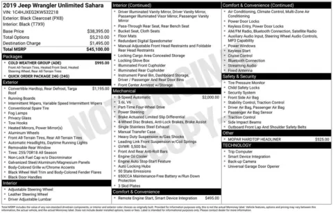 Photos of 2019 Jeep Wrangler Unlimited Sahara for sale in Omaha, NE at Gregg Young Chevrolet - Omaha