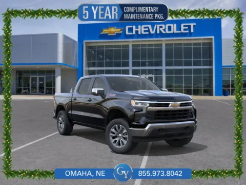 Black 2026 Chevrolet Silverado 1500 LT for sale in Omaha, NE
