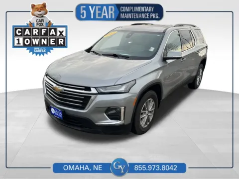 Gray 2023 Chevrolet Traverse LT for sale in Omaha, NE