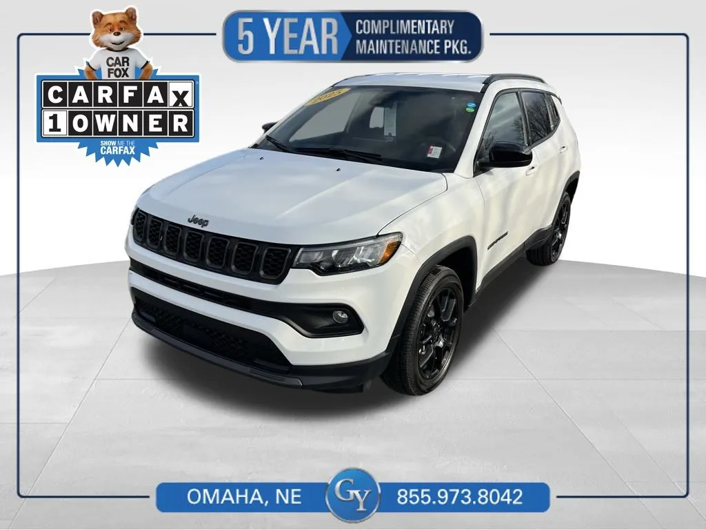 White 2025 Jeep Compass Latitude for sale in Omaha, NE