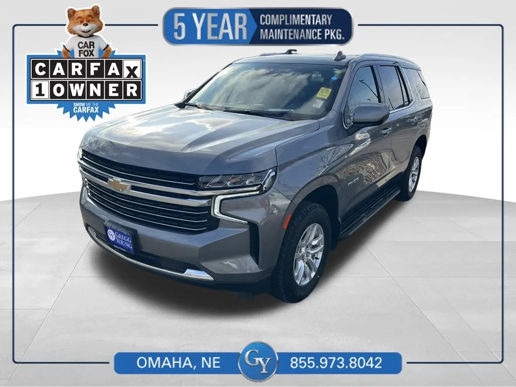 Gray 2021 Chevrolet Tahoe LT for sale in Omaha, NE